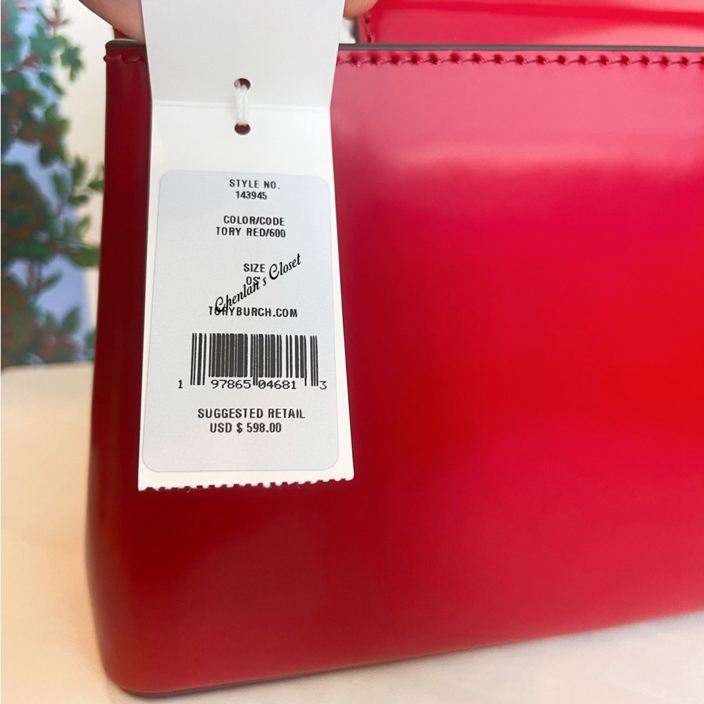 🔥NeW! $598 Tory Burch Britten Satchel - Picture 9 of 14